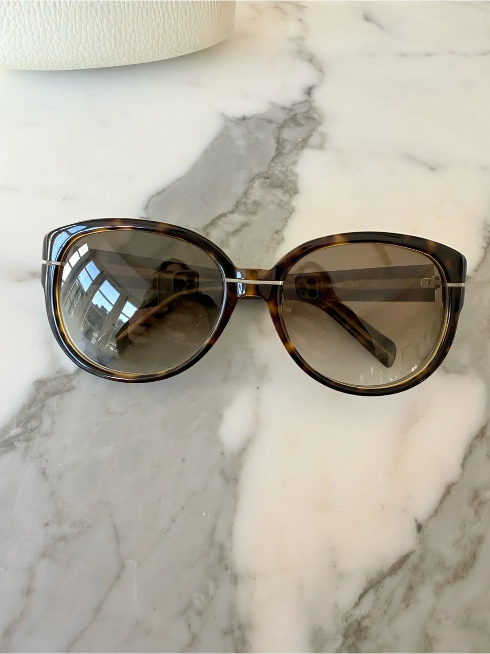 Jil Sander Tortoiseshell Oversized Women's Sunglasses